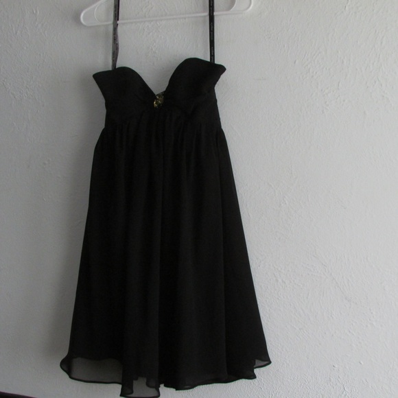 Alfred Angelo Black Semi-Formal Dress Size 4 - Picture 3 of 7